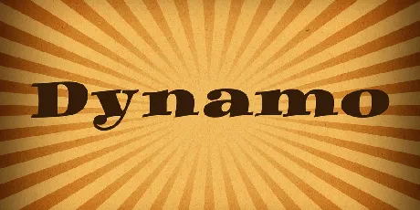 Dynamo font