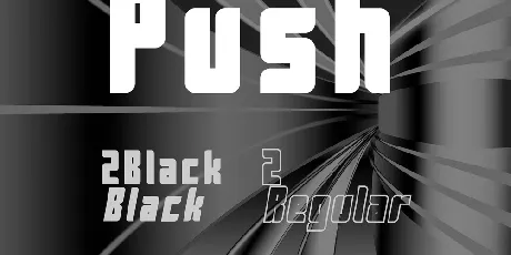 Push font