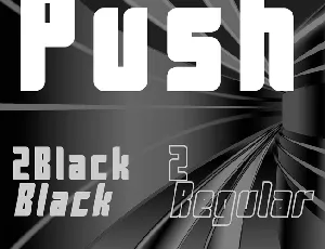 Push font