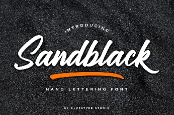 Sandblack font