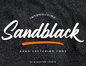 Sandblack font