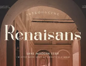 Renaisans font