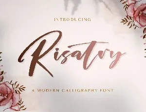 Risatry font