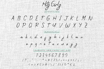 Hitz Girlz Brush font