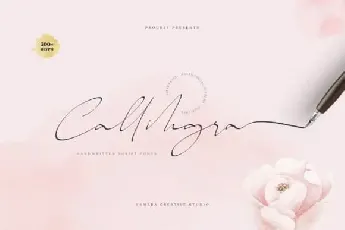 Callihgra Script font