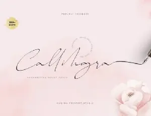 Callihgra Script font