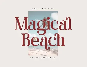 Magical Beach font