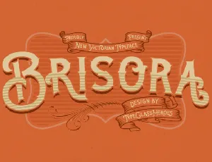 Brisora Victorian font