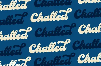 Challed font