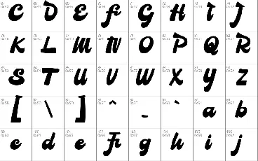 Challed font