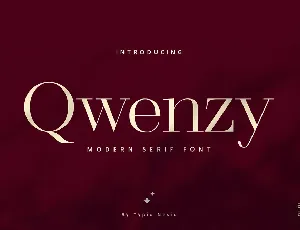 Qwenzy Elegant Serif font