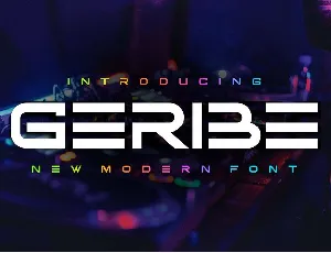 Geribe font