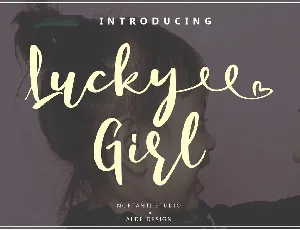 Lucky Girl Script font