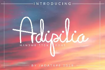 Adipilia font