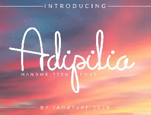 Adipilia font