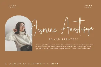 Jasmine Anastasya font