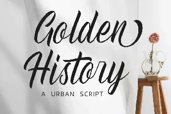 Golden History font