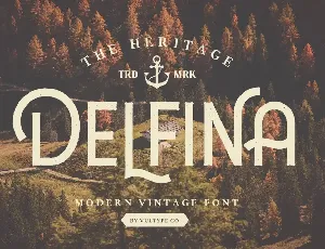 Delfina font