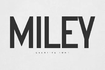 Miley font