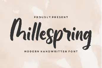 Millespring font