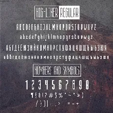 Highliner font