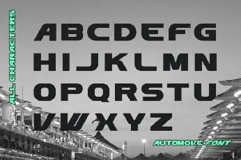 Automove font