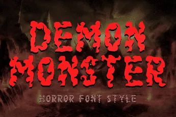 Demon Monster font