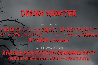 Demon Monster font