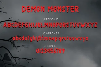 Demon Monster font