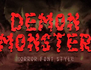 Demon Monster font