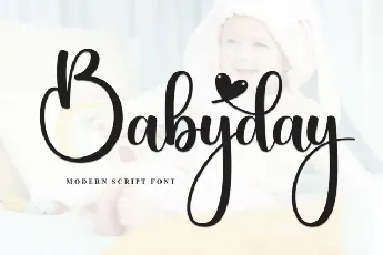 Babyday Script font