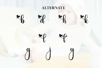 Babyday Script font