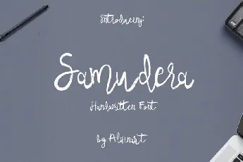 Samudera Script font