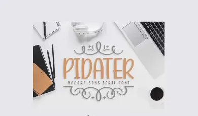 Pidater font