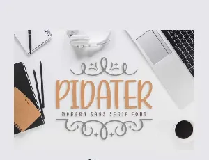 Pidater font