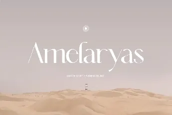 Amelaryas font