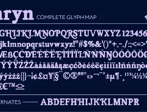 Kamryn font