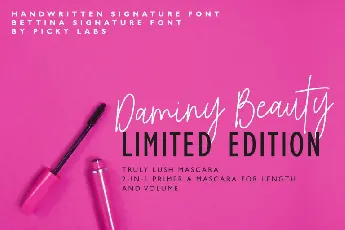 Bettina Signature font