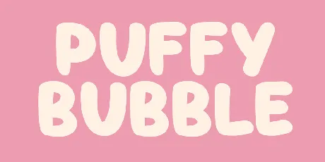 Puffy font