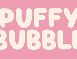 Puffy font