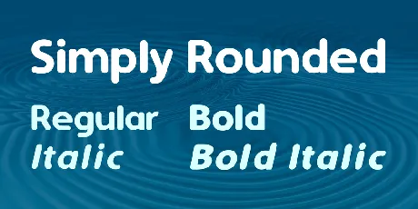 Simply Rounded font