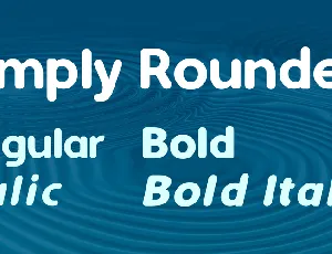 Simply Rounded font