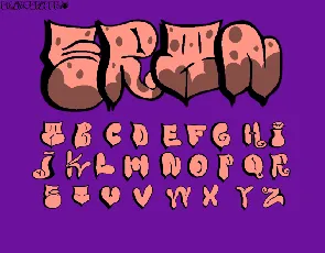 Shirt Spider Graffiti font