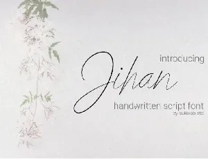 Jihan Script font