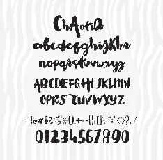 Chaotiq Modern Paint Brush font