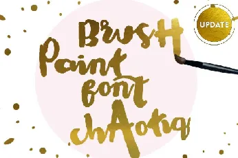 Chaotiq Modern Paint Brush font