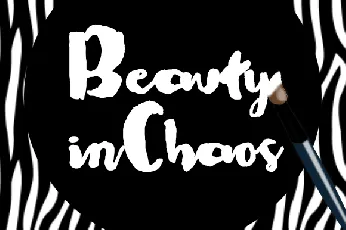 Chaotiq Modern Paint Brush font