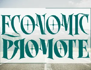 Economic Promote font