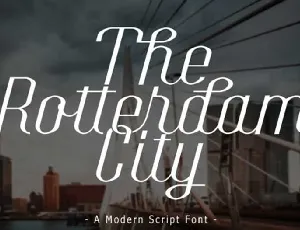 The Rotterdam City font