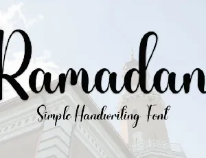 Ramadan Script font